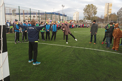 Новую спортивную площадку открыли в Тольятти
