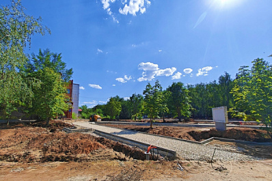 В Приволжском районе благоустроено еще 9 дворов 