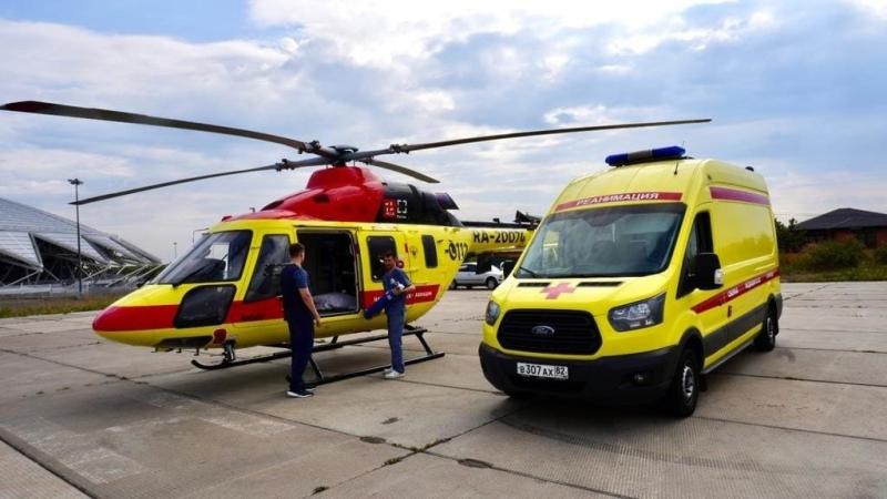 С начала года в Самарской области 76 пациентов доставили в больницы вертолетом