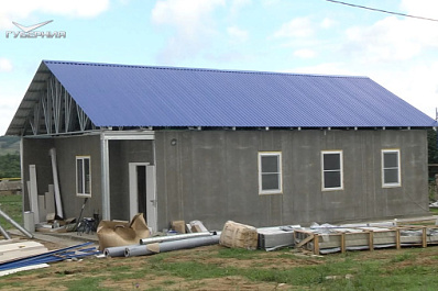 В деревне Красный Берег возводят новое здание фельдшерско-акушерского пункта