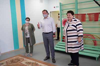 Дмитрий Азаров оценил качество капремонта исаклинского детсада "Теремок"