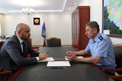 Вячеслав Федорищев встретился с заместителем генпрокурора России Николаем Шишкиным