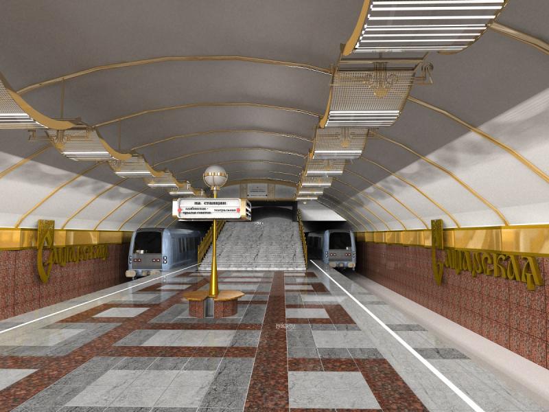 Самарцам представили схему расположения станции метро "Самарская"