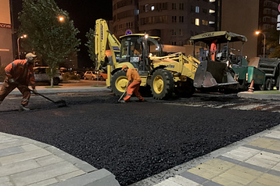 Ремонт улицы Луначарского в Самаре выполнен на 93 %