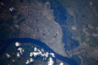 Космонавт Олег Артемьев опубликовал фото городов Самарской области с МКС 