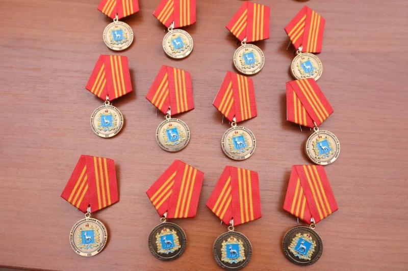 Вячеслав Федорищев вручил государственные награды жителям Самарской области "За содействие Вооруженным силам Российской Федерации"