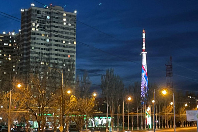 В День космонавтики на самарской телебашне включат праздничную подсветку