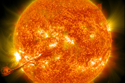 В начале июня ученые зафиксировали сильную солнечную вспышку