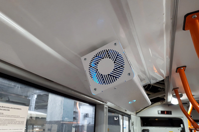 В автобусах Новокуйбышевска устанавливают вторую партию рециркуляторов