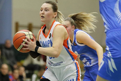 Женская баскетбольная команда "Самара" одержала победу в первом матче Суперлиги-2