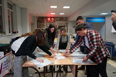 В Самарской области начался подсчет голосов на выборах Президента