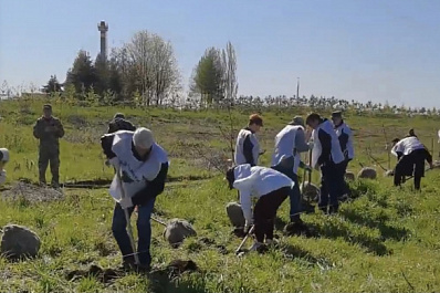 "Сад Памяти" в Самаре обогатился новыми деревьями