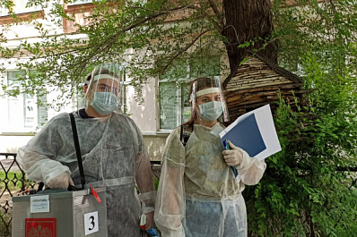 В Самаре пенсионеры воспользовались бесконтактным голосованием на дому