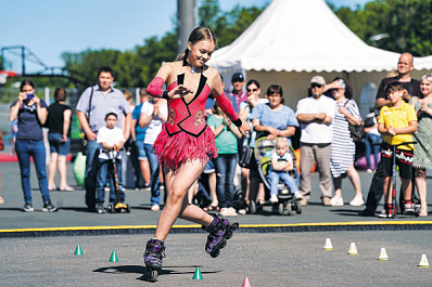 На стадионе "Солидарность Самара Арена" прошел спортивный фестиваль