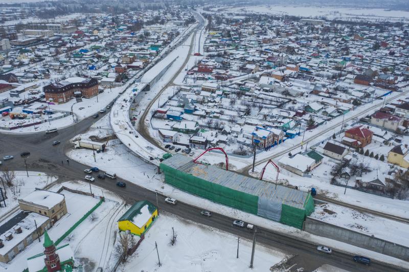 В Куйбышевском районе Самары завершили бетонирование путепровода