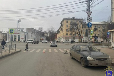 В Самаре 25-летний водитель на "Приоре" сбил пожилую женщину