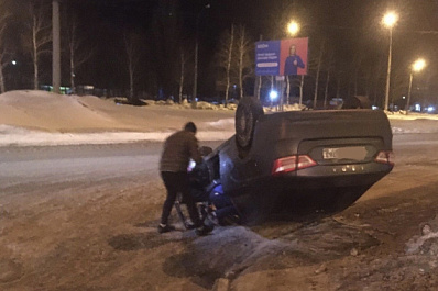 Московский грузовик "положил на лопатки" тольяттинскую "Ладу"