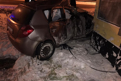 Под Самарой в страшной аварии погибла молодая женщина