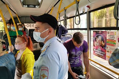 В Самаре с начала 2021 года составили 340 протоколов на пассажиров-"антимасочников"