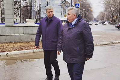 Врио губернатора Алексей Русских осмотрел проблемные места Ульяновска