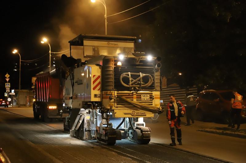 В Самаре начали ремонтировать улицу Владимирскую