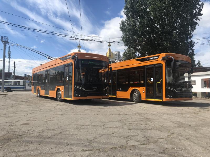 В Самару привезли 22 новых троллейбуса "Адмирал" с USB-портами, розетками и кондиционерами
