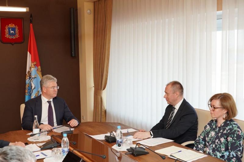 Председатель Правительства Самарской области Виктор Кудряшов обсудил с руководством "Балтики" перспективы развития компании