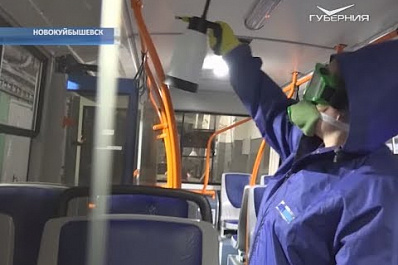 В Сызрани дезинфицируют даже закрытые парки