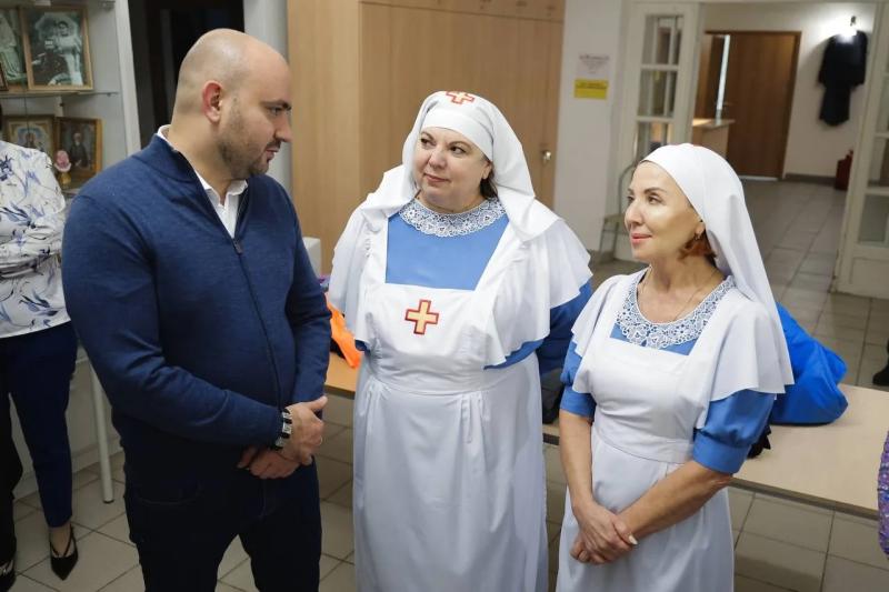 Вячеслав Федорищев посетил Обитель милосердия в честь великомученика Димитрия Солунского в Зубчаниновке