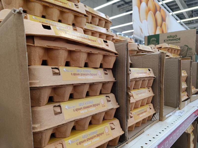 В России начали снижать цены на куриные яйца