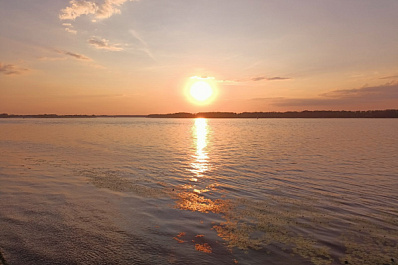 В Самарской области 31 августа 2022 года Волга прогрелась до рекордной температуры