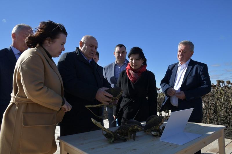 Первый замминистра сельского хозяйства РФ ознакомился с работой крупнейшего производителя подсолнечника