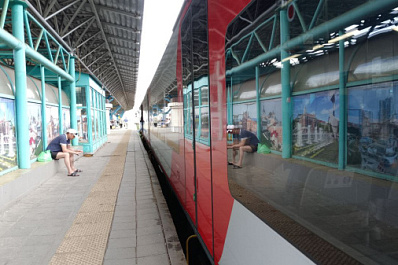 В "Ласточке" на маршруте Самара - Тольятти увеличили количество вагонов до десяти