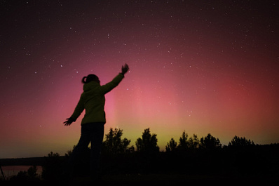 В Самарской области в ночь с 12 на 13 сентября наблюдали полярное сияние