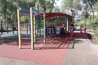 В Новокуйбышевске до неузнаваемости изменили территорию возле художественной школы