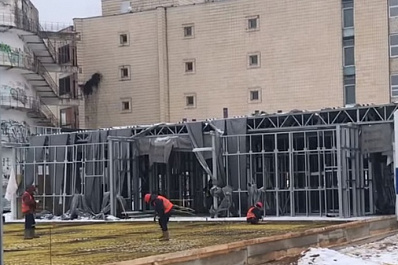 В Тольятти возводят модульный корпус для пациентов с коронавирусом