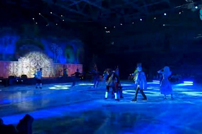В Самаре состоялся показ ледового шоу Ильи Авербуха "Щелкунчик и Мышиный король" 