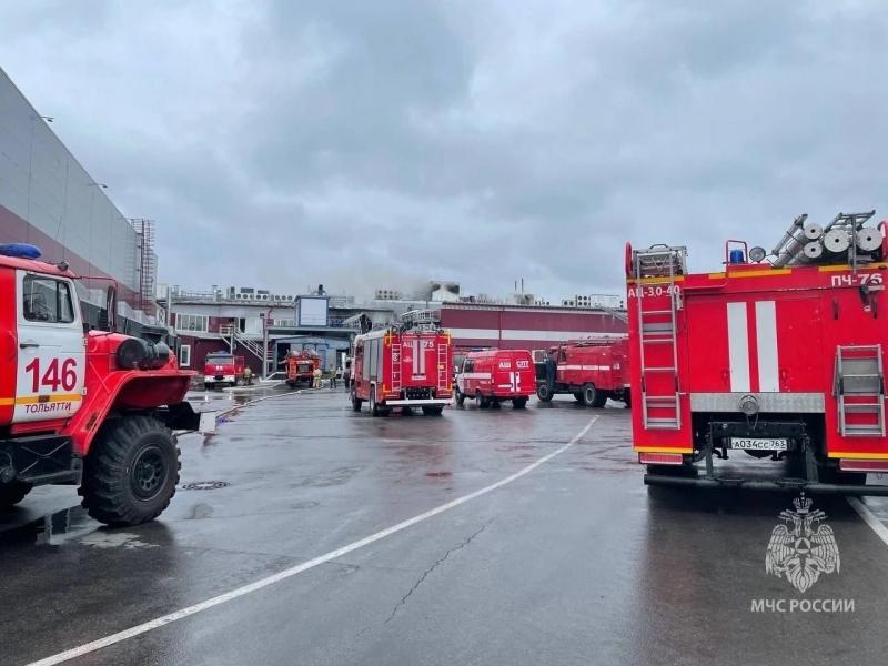 В Тольятти потушили пожар на заводе