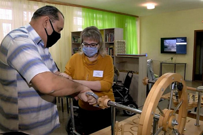 Жители Чапаевска с инвалидностью проходят реабилитацию в специальном центре