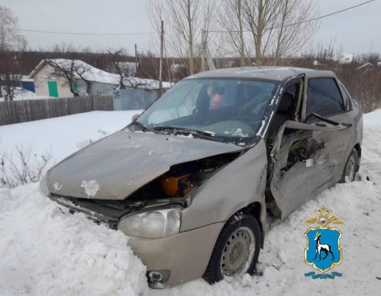 В Самарской области после ДТП с молодыми водителями пострадал человек