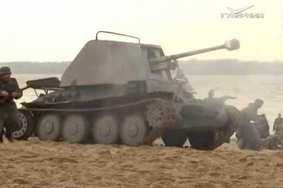 В Самаре показали реконструкцию Сталинградской битвы