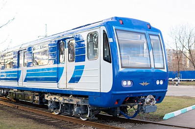 В Самару прибыл первый четырёхвагонный поезд метро