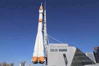 В Самаре на ракету-носитель "Союз" установили датчики, отслеживающие ее состояния при строительстве планетария