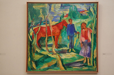 Поэзия деревни и библейских сюжетов в картинах: в Самаре открылась выставка Владимира Булекова