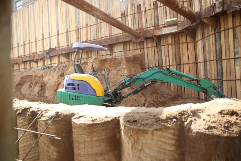 В Самаре активно ведется строительство станции метро "Театральная"