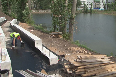  В  жигулевском парке идет масштабное благоустройство