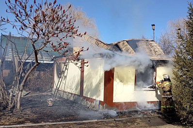 В Самарской области 23 марта пожар в банях унес жизнь одного человека