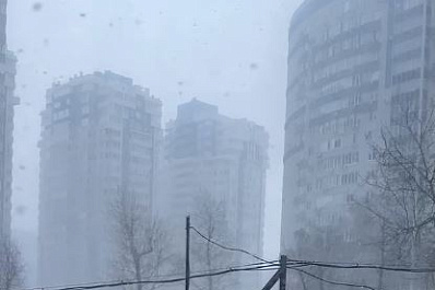 Самарскую область накрыл снежный циклон "Ольга"