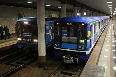 16 декабря в самарском метро на линию вышел состав с обновленными вагонами