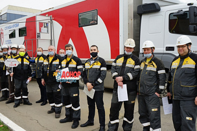 В День донора более 140 сотрудников Куйбышевского НПЗ сдали кровь